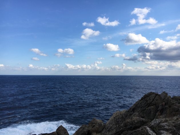 一湊灯台からの景色