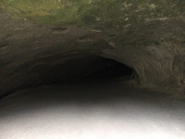 溝ノ口洞穴の内部