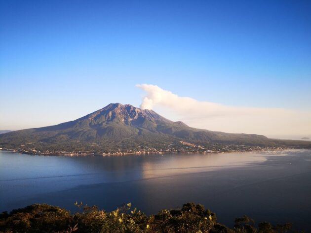吉野公園からの桜島