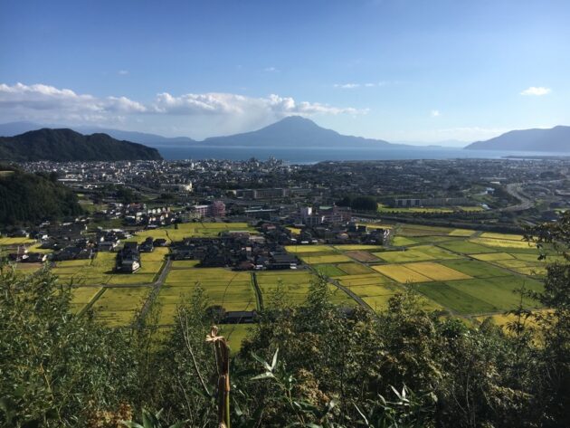 高倉展望台からの桜島