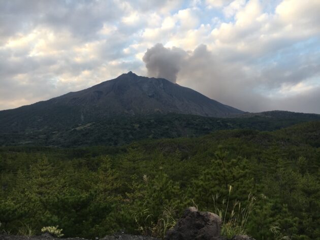 有村溶岩展望所からの桜島