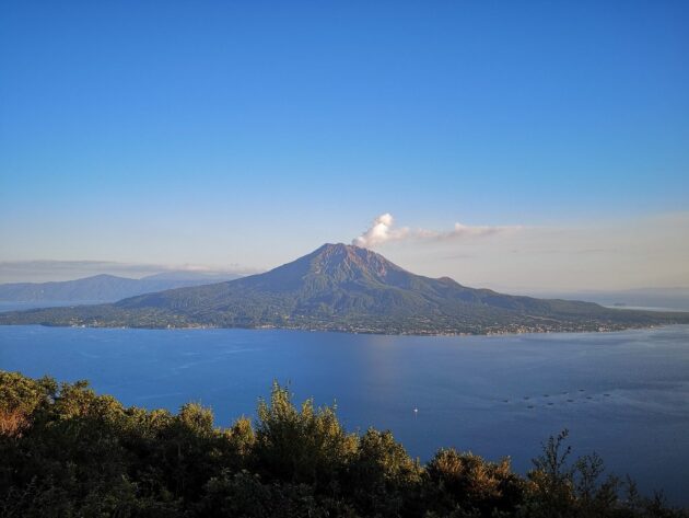 寺山公園展望台からの桜島