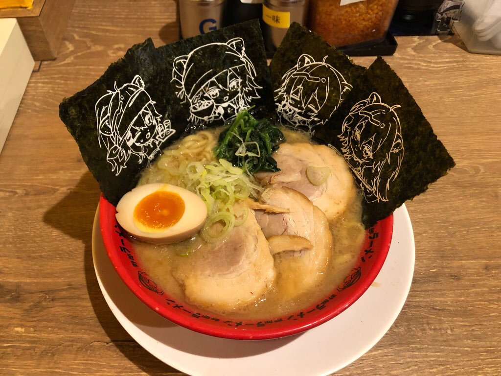獅白ぼたんと野郎ラーメンのコラボに行ってみた!味や待ち時間はどうだったのか?【秋葉原店】