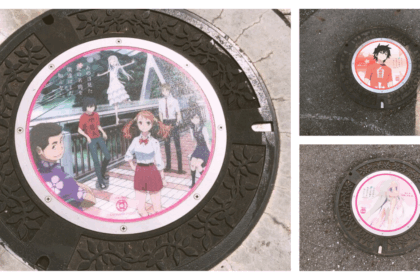『あの花』のマンホールを巡る！秩父市街地に「かくれんぼ」的に設置された人物・場所の詳細